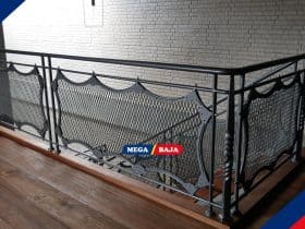 railing besi plat