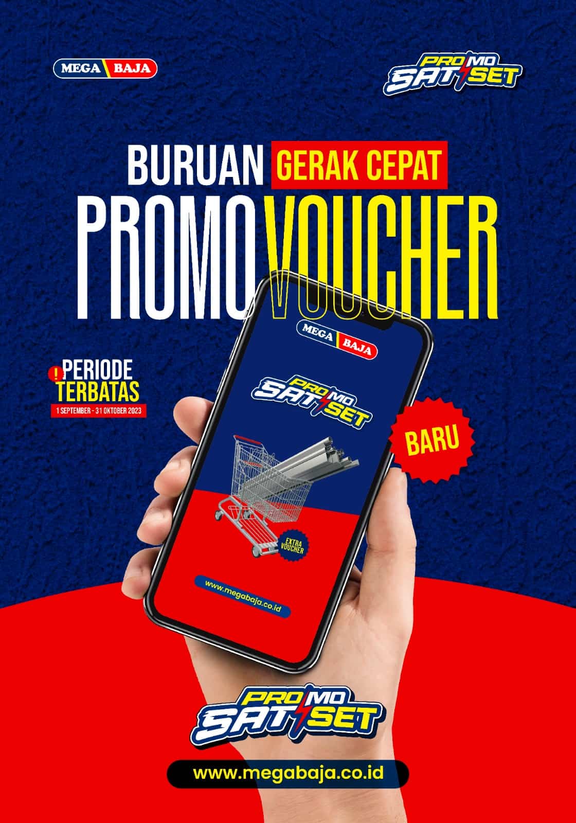 Voucher Mega Baja Promo Satset 2023