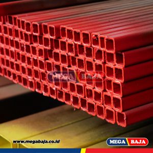 Hollo Hitam 200 mm X 200 mm X 6.000 mm - Grade Putih