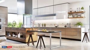 Keserasian Ruang Dapur dengan Perabotnya