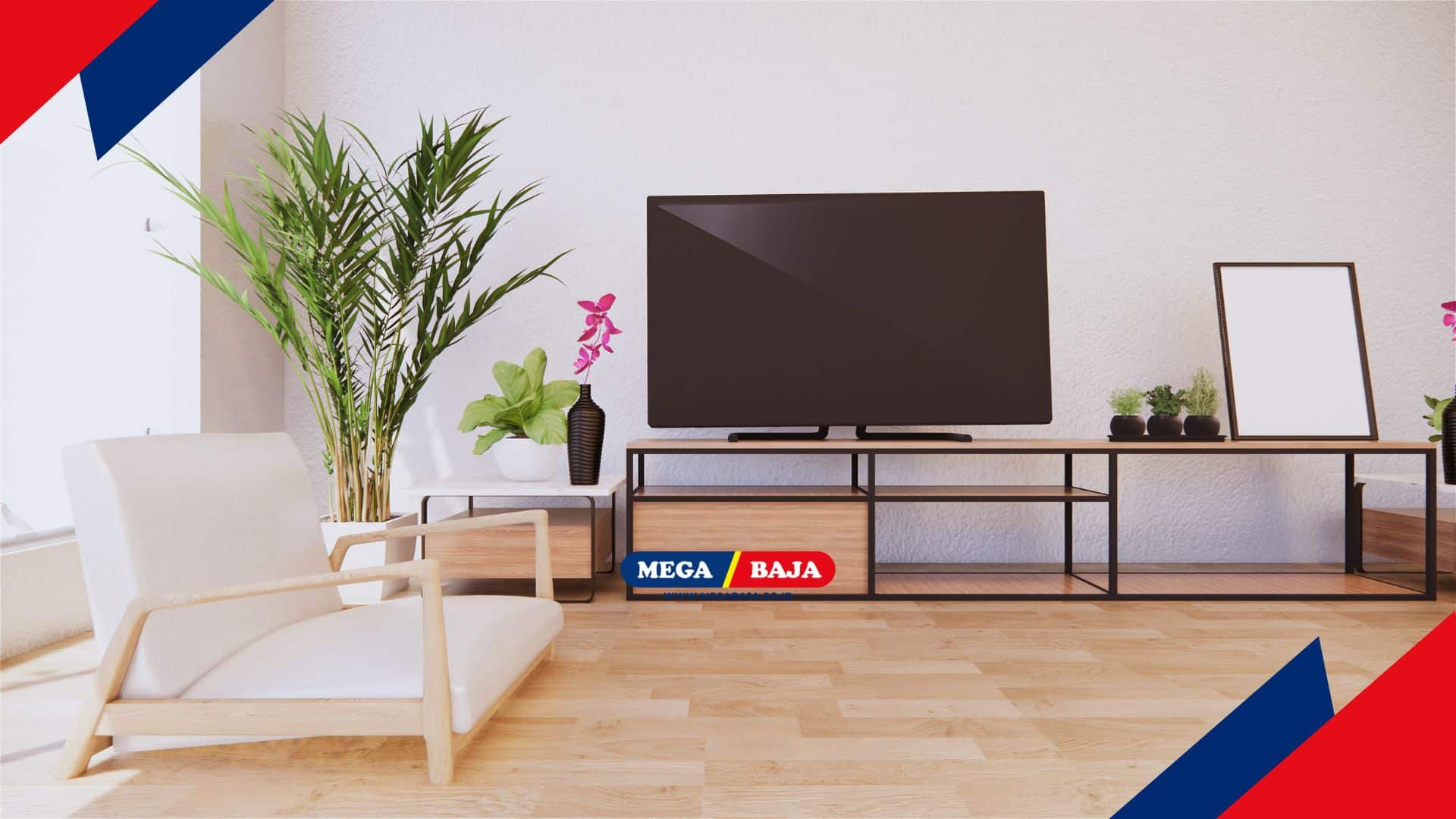 18 Model Rak TV dari Besi Hollow