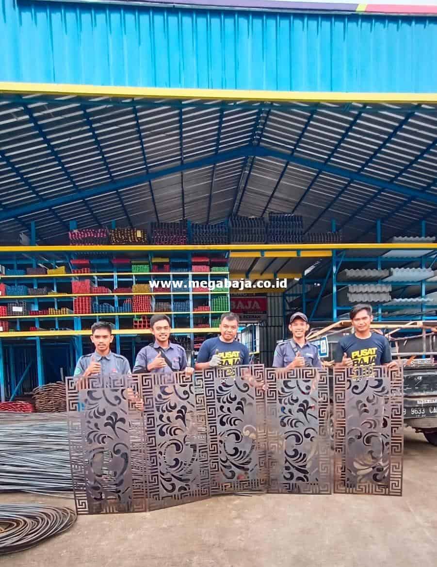 Plat Cutting Siap Kirim ke Bima