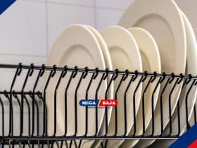 Rak Piring Aluminium