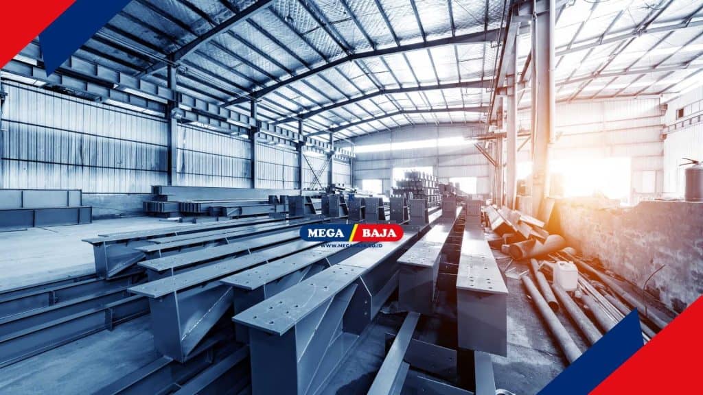 PASOKAN BESI DI STOK MEGA BAJA GASPOL MELESAT
