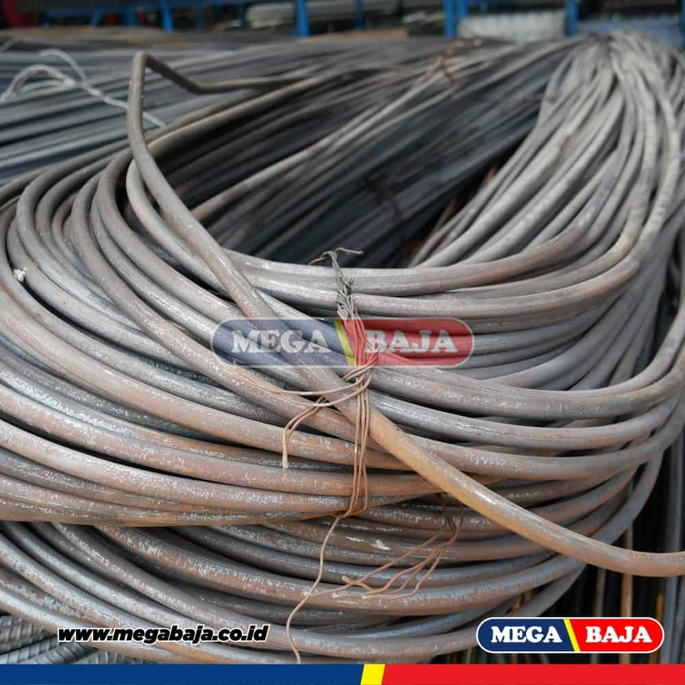 Besi Beton KS Polos 8 mm X 12 M - Tekuk TP 280