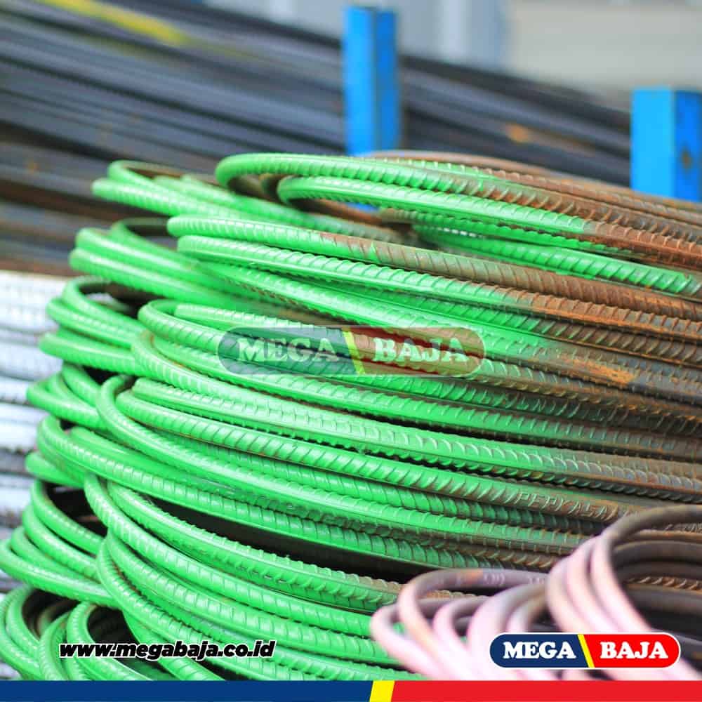 Besi Beton KS Ulir 10 mm X 12 M - Tekuk TS 280