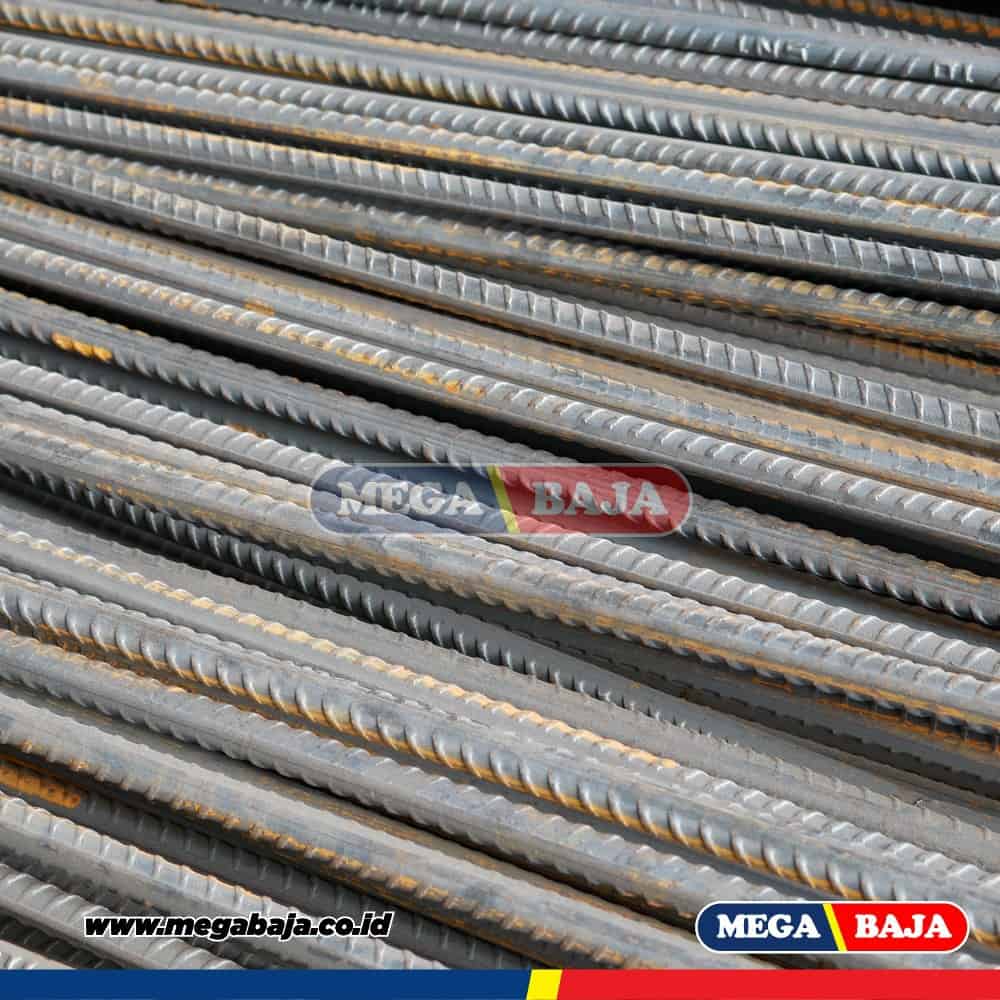 Besi Beton MS Ulir 8 mm X 12 M - Tekuk TS 420 - Mega Baja - Partner ...