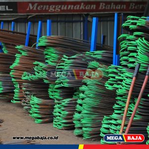 Besi Beton LTS Ulir 8 mm X 12 M - Lurus TS 420