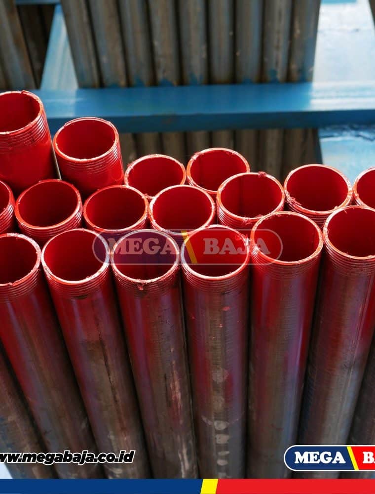 Pipa Galvanis Spindo Drat 1/2" x 6 Grade Biru