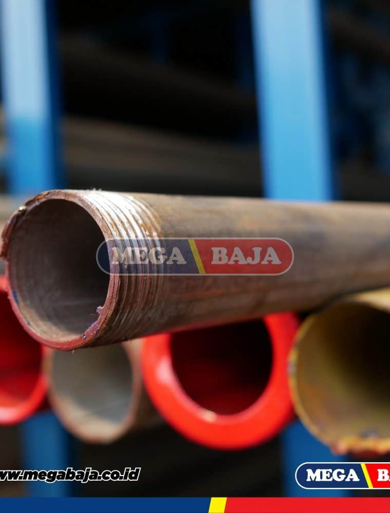 Pipa Galvanis Spindo Drat 1/2" x 6 Grade Hijau