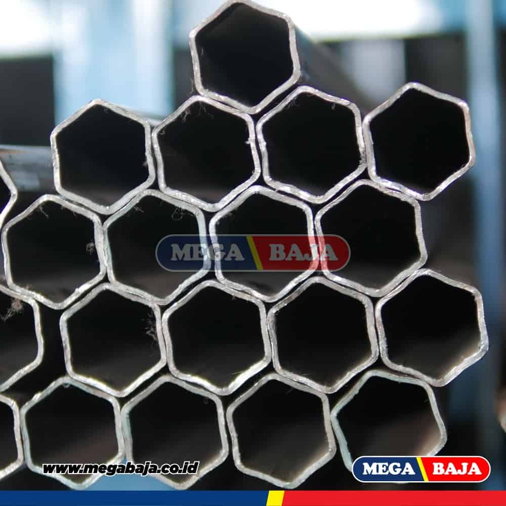 Pipa Galvanis Hexagonal 1" - Grade Merah
