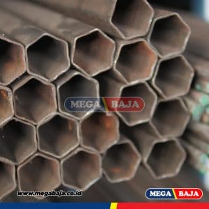 Pipa Galvanis Hexagonal 4" - Grade Orange