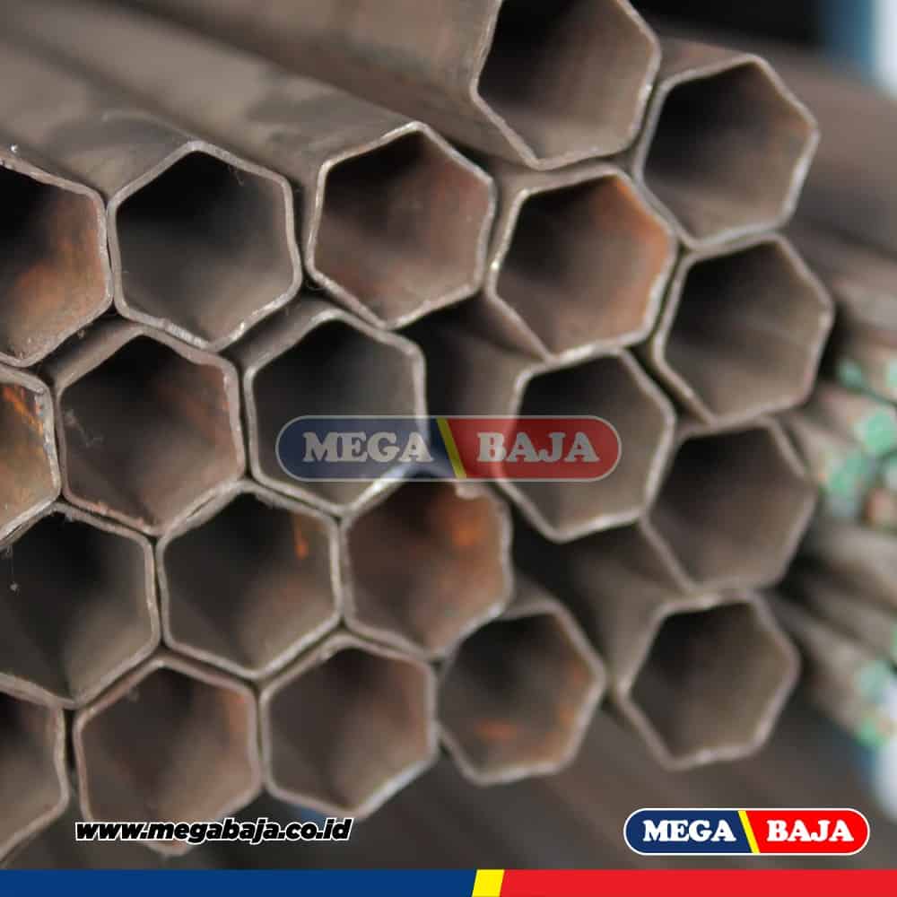 Pipa Galvanis Hexagonal 4" - Grade Orange