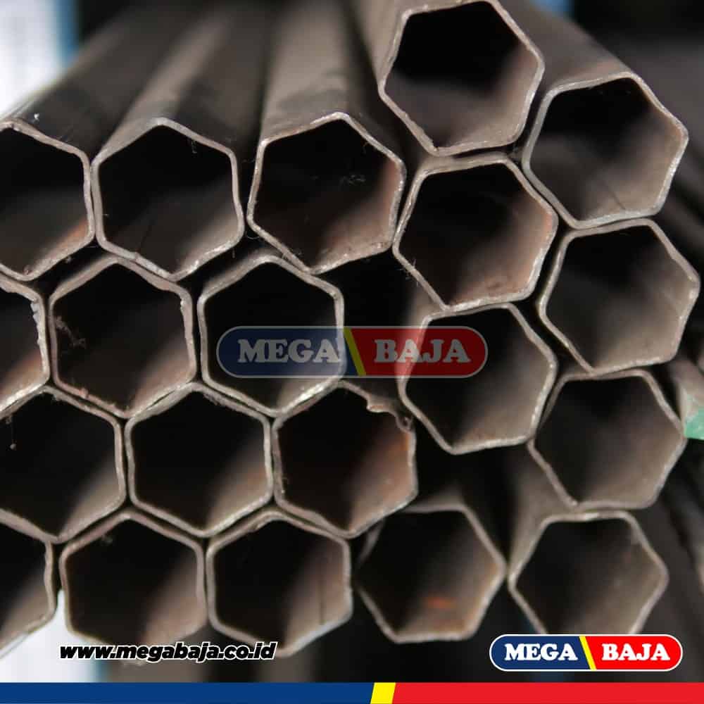 Pipa Galvanis Hexagonal 4" - 2,5MM