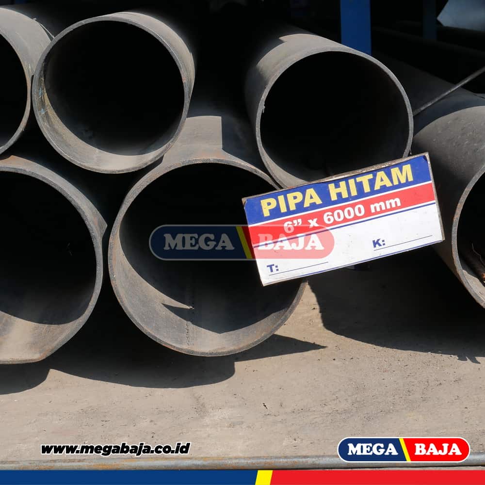 PIPA HITAM SEAMLESS 1" SCH 80