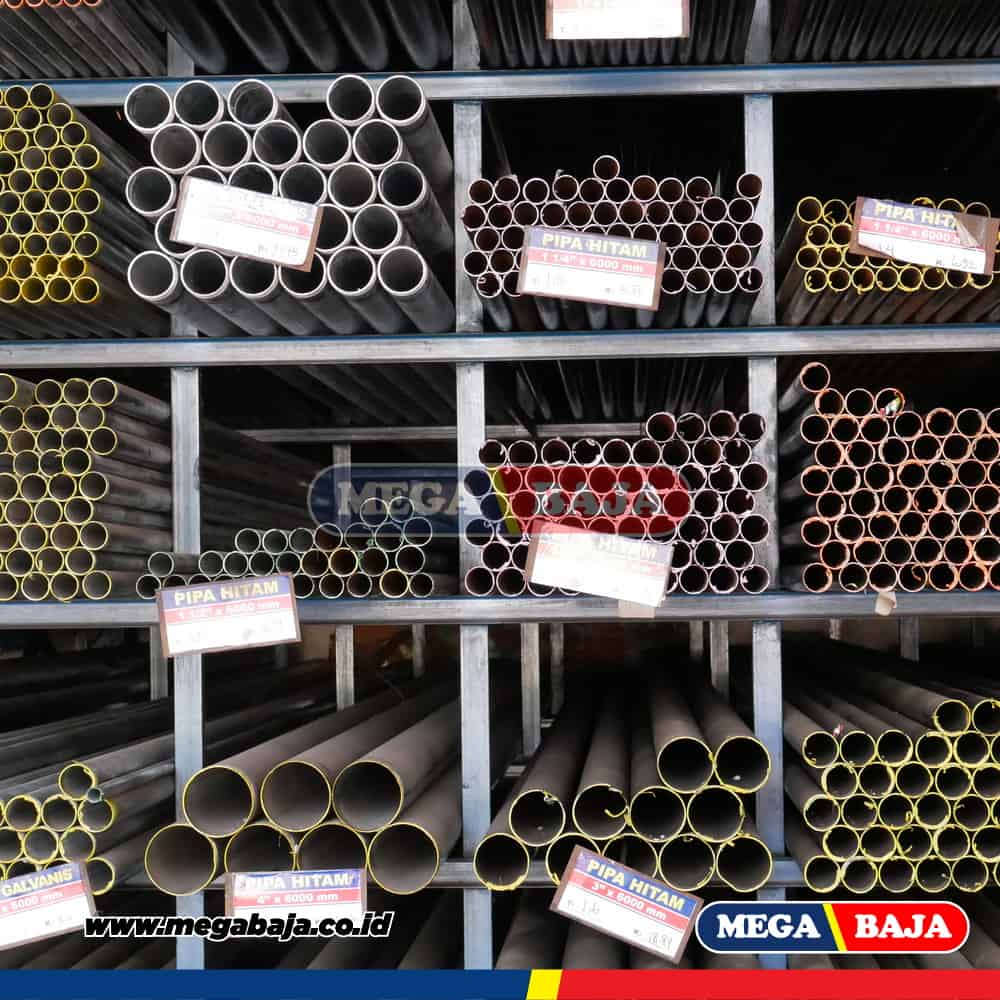 Pipa Hitam 1"x 6 - seamless SCH 40 *