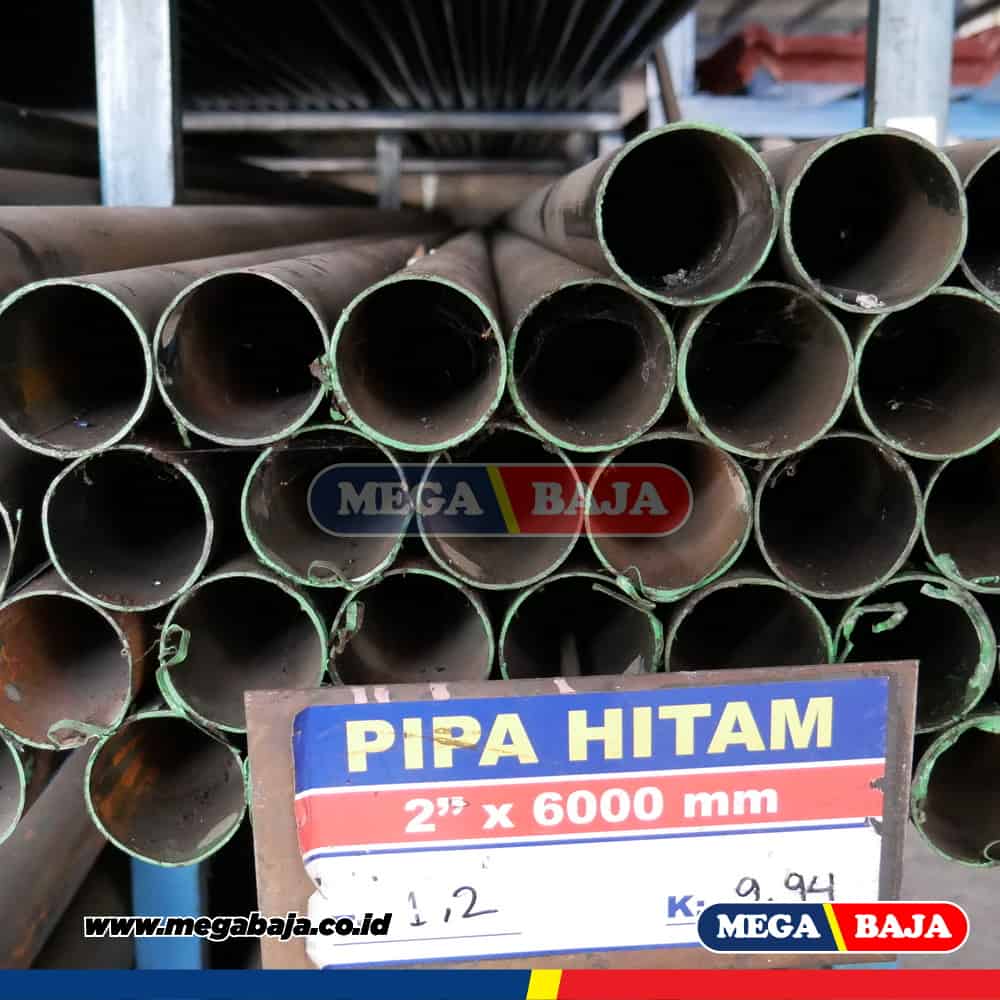 Pipa Hitam 2"x 6 - Spindo Medium SNI