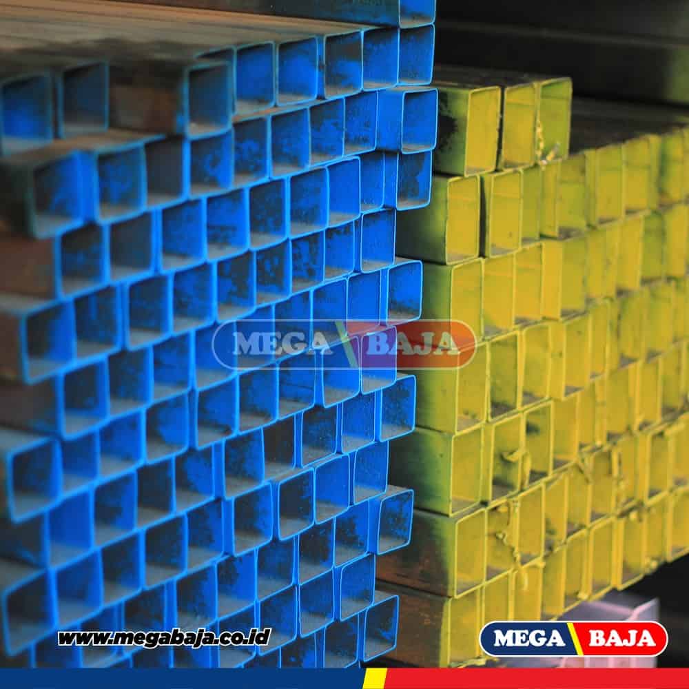 Hollo Hitam 40 mm X 60 mm X 6.000 mm - Grade Biru Muda
