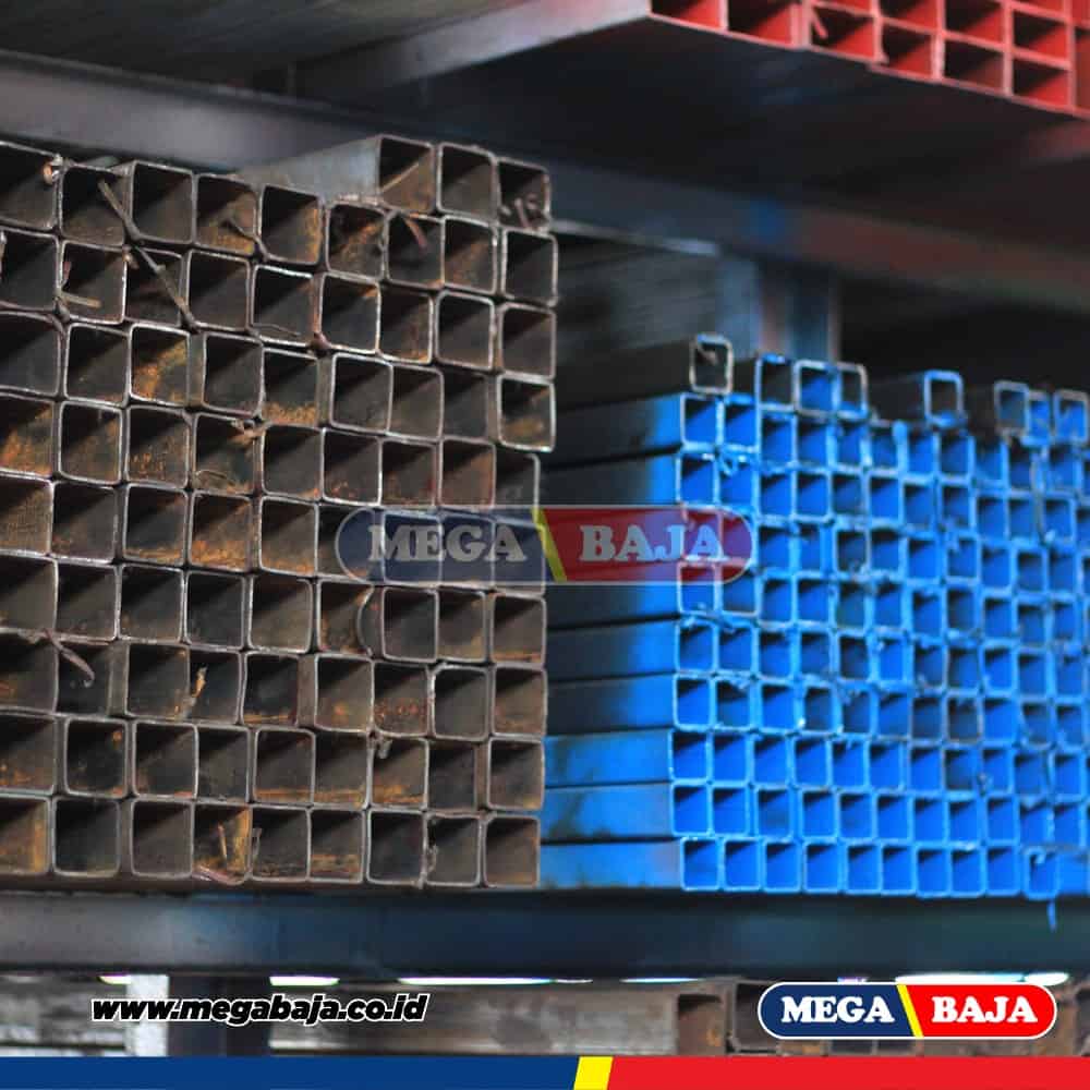 Hollo Hitam 80 mm X 80 mm X 6.000 mm - Grade Ungu