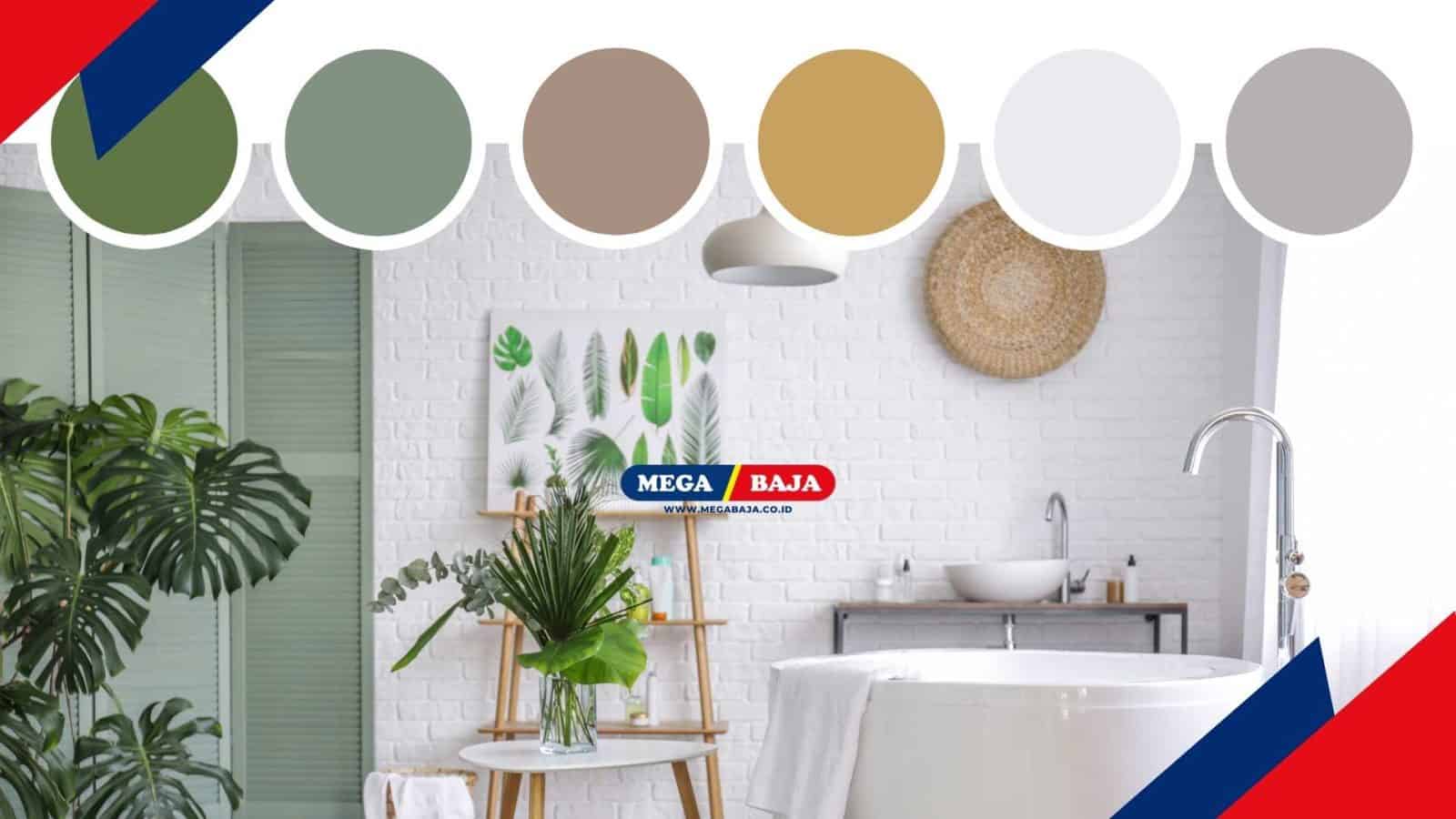 12 Rekomendasi Warna yang Cocok Dikombinasikan dengan Cat Warna Hijau
