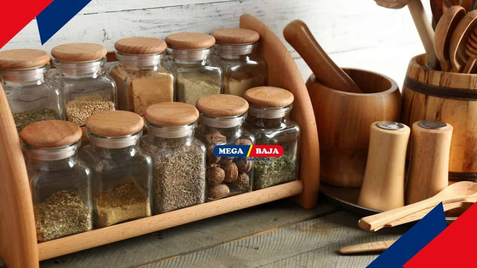 Macam-Macam Model Rak Bumbu untuk Dapur dan Kitchen Set