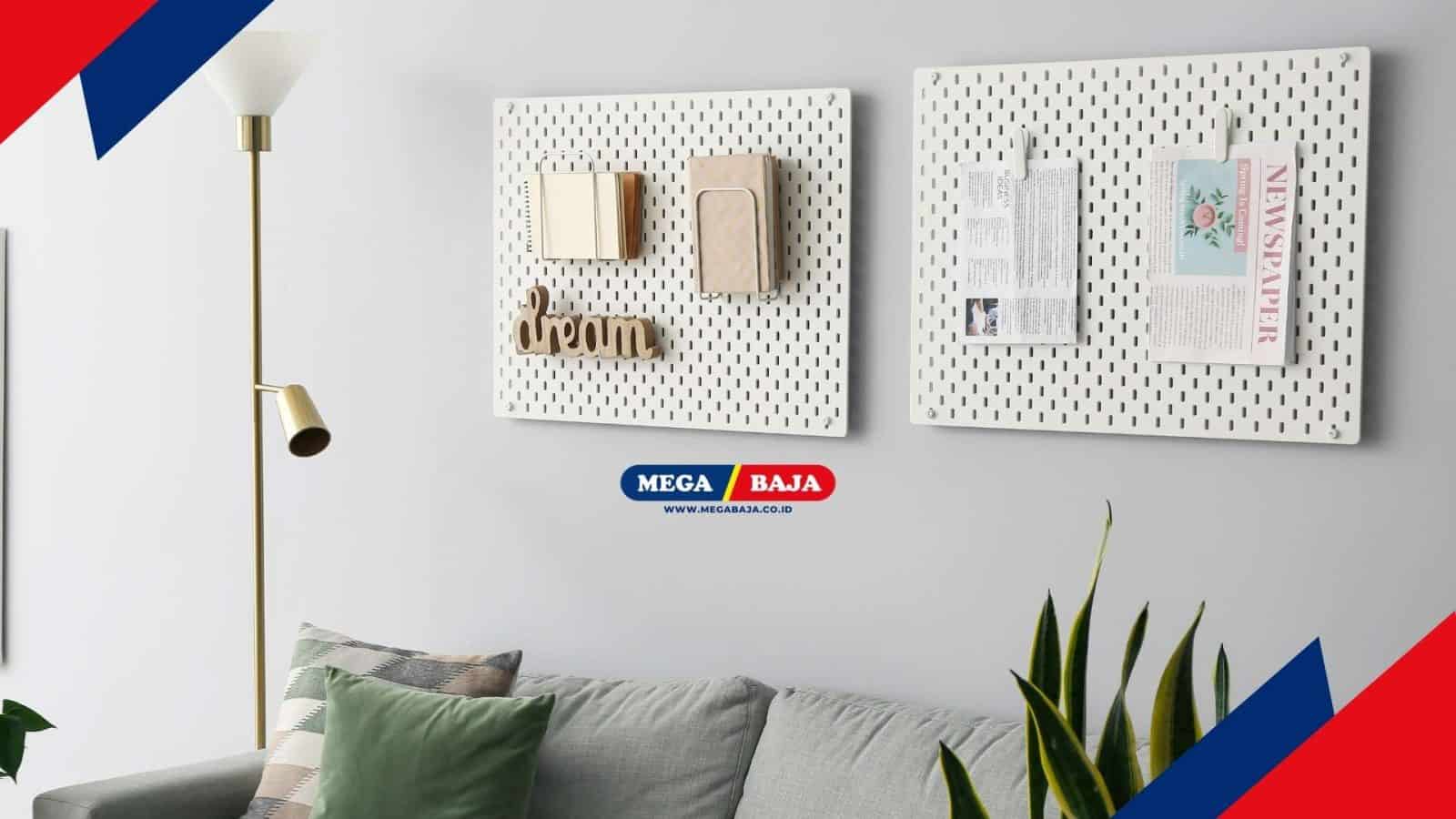 Rapi dan Estetik! Gunakan Pegboard untuk Penyimpanan Praktis