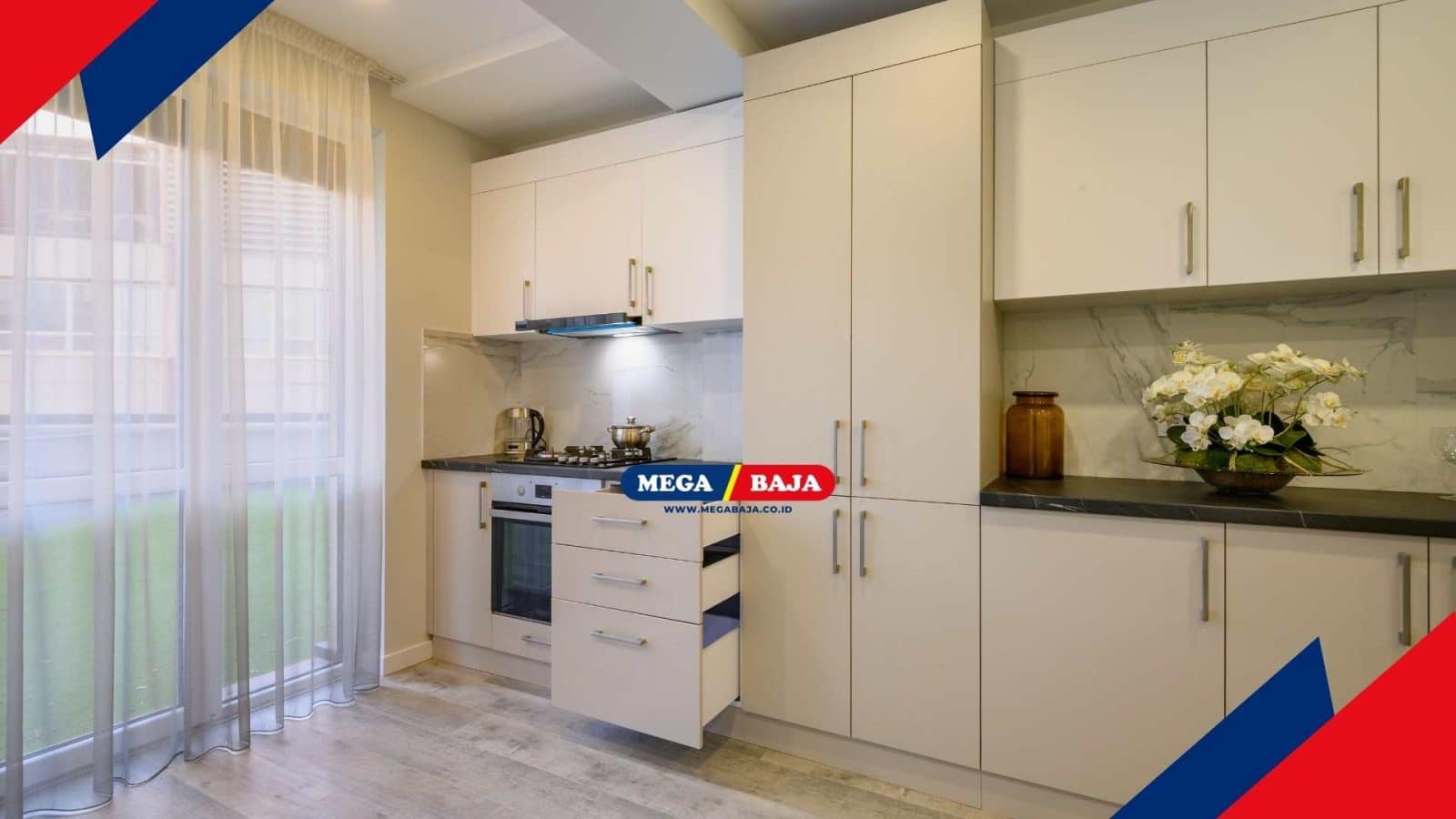 Kenalan dengan Dapur Cashmere, Dapur Bernuansa Elegan, Hangat, dan Nyaman