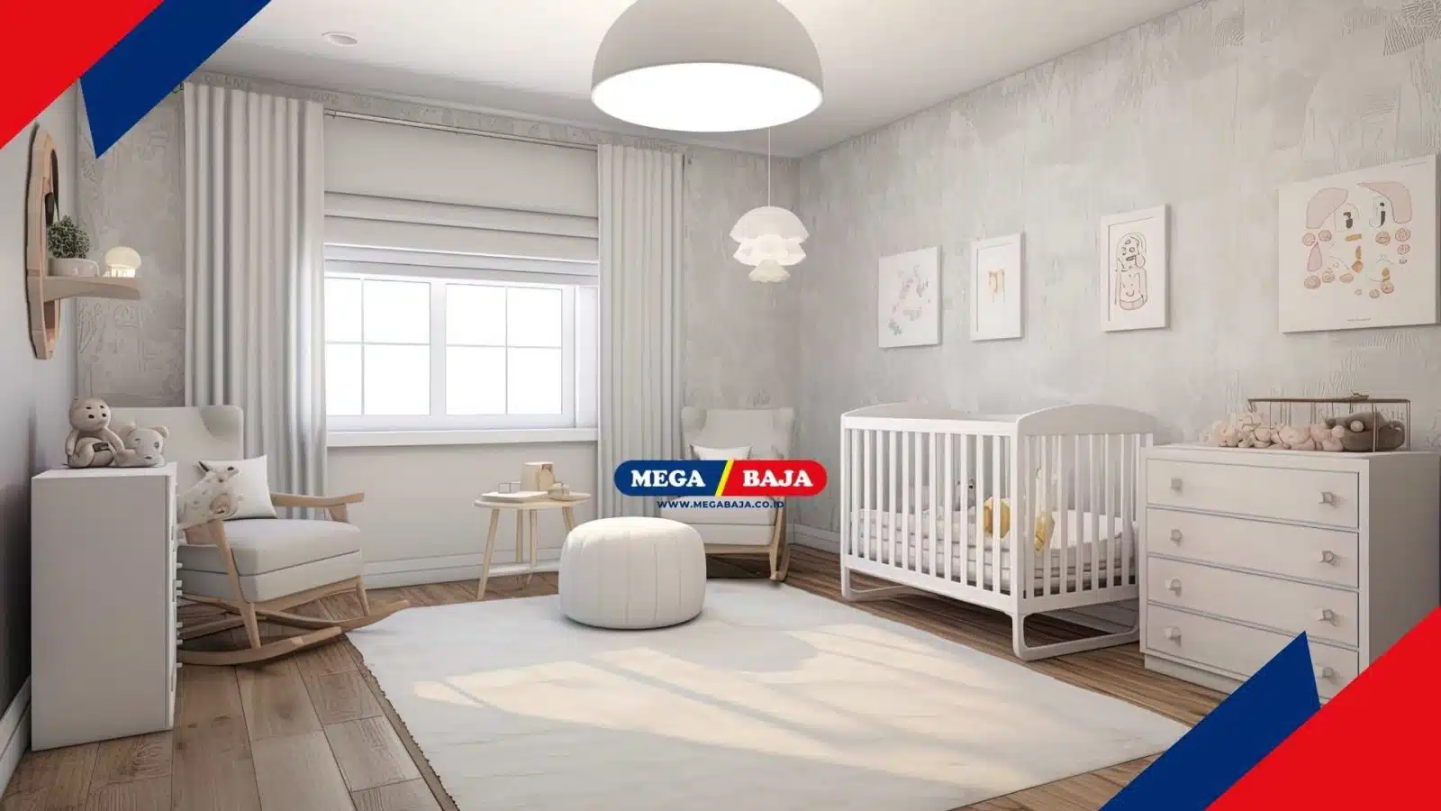 7 Warna Cat untuk Kamar Bayi yang Direkomendasikan Beserta Tips Memilihnya