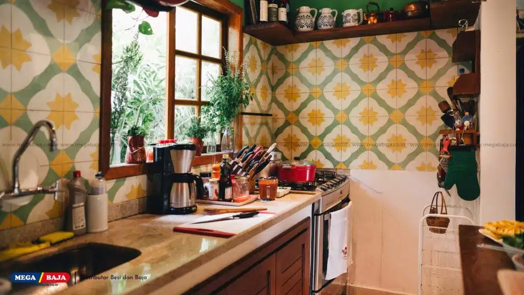 Backsplash Dapur Berubin