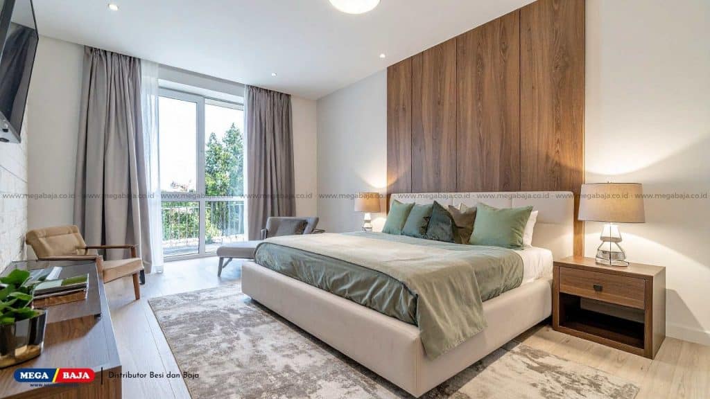 Dinding Aksen dengan Sentuhan Modern