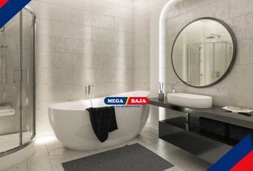 Tips Agar Interior Kamar Mandi Monokrom Tidak Terlihat Monoton!