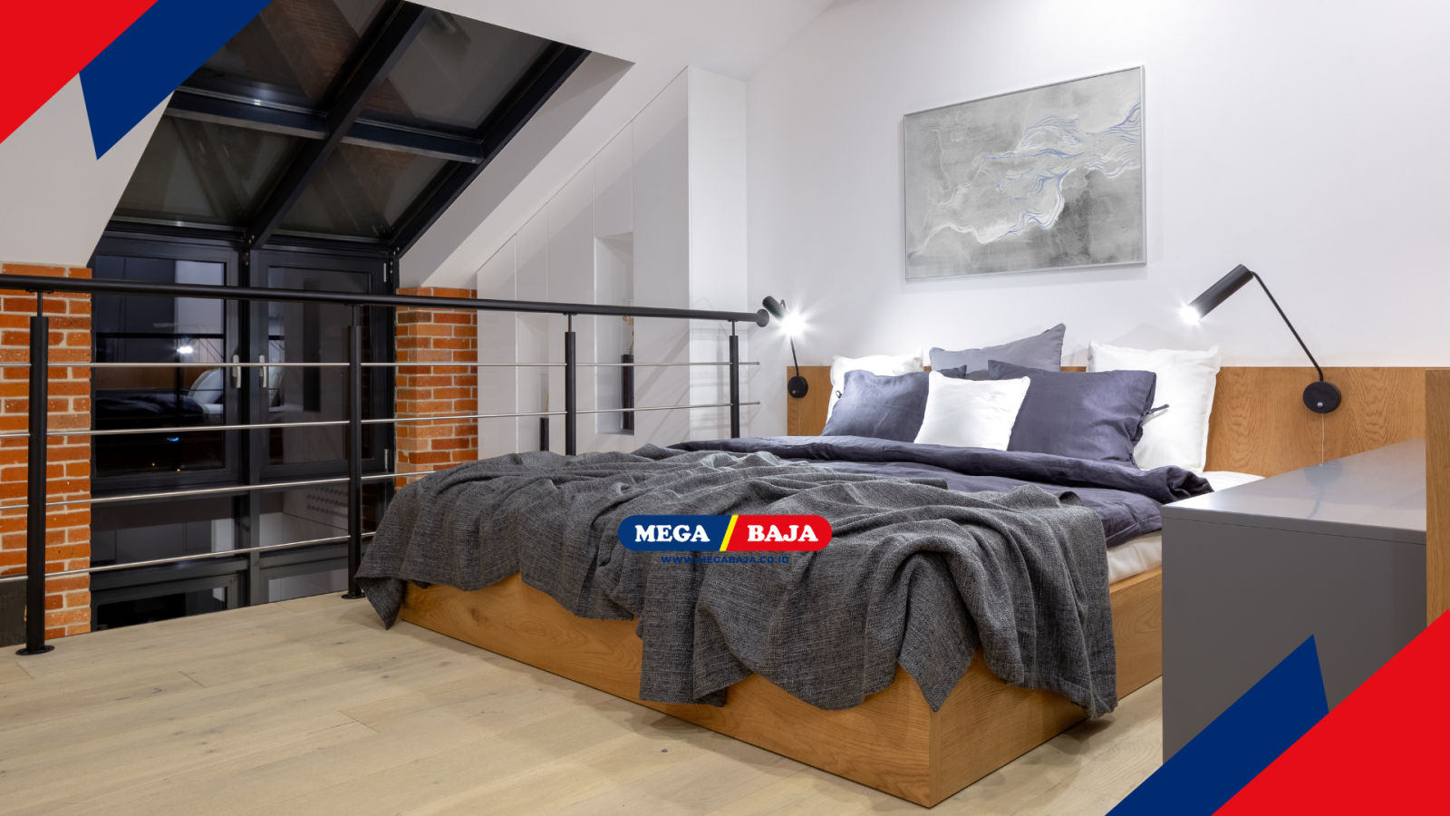 MEGA DECK : HARMONI RUANG TIDUR MELALUI SENTUHAN ESTETIKA BAJA MODERN