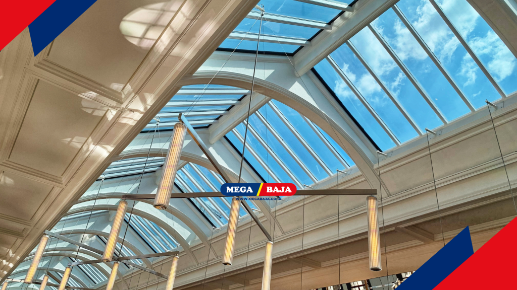 Lapisan pelindung UV di kedua sisi memastikan material tidak menguning