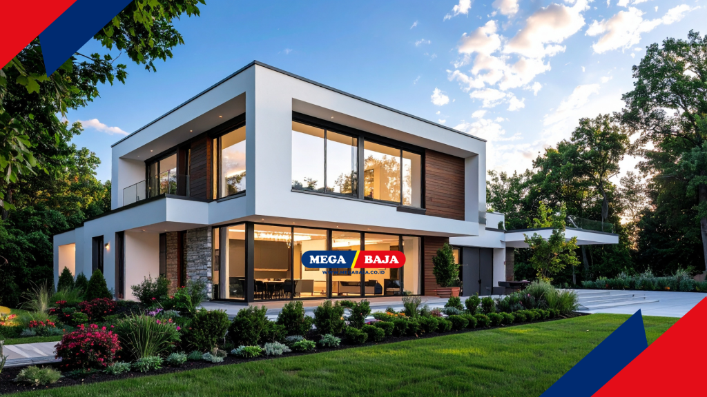 Material baja menjadi tulang punggung utama dalam menopang beban dak beton atau panel komposit pada struktur atap datar yang kokoh