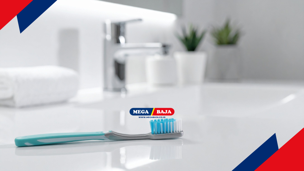 tanaman di kamar mandi memperhatikan gerak langkah