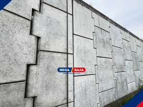 Dinding penopang vertikal atau web berfungsi sebagai penahan gaya geser yang timbul akibat beban gravitasi