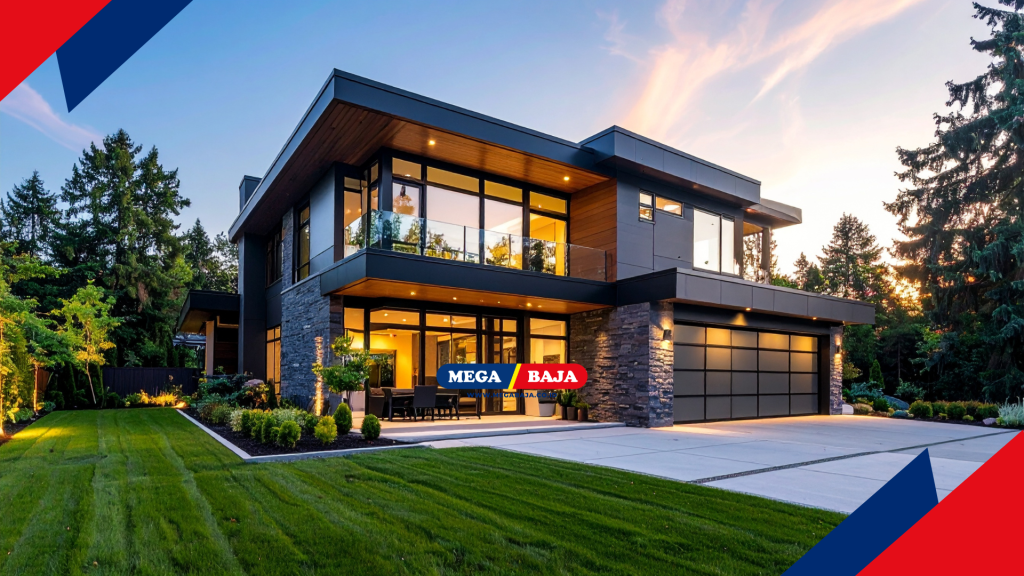 rumah dengan dinding yang kokoh