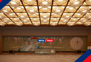 Struktur Langit Langit Dengan Sentuhan Besi Hollow