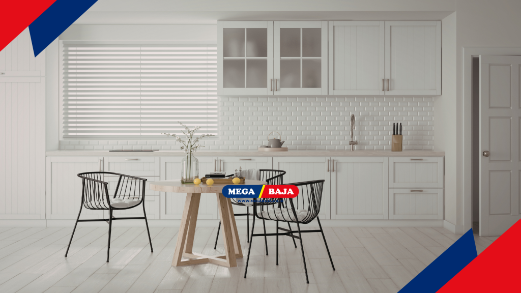 Pengaturan Tirai Dan Privasi Ruang Dapur, roller blind