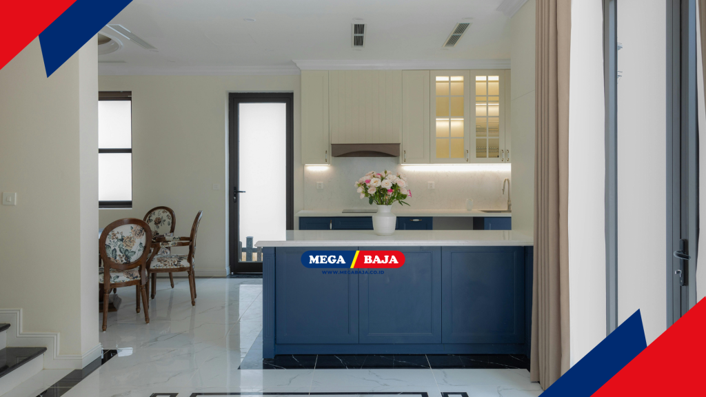 Keindahan desain yang terpancar dari pintu bukaan dalam memberikan kesan keramahan