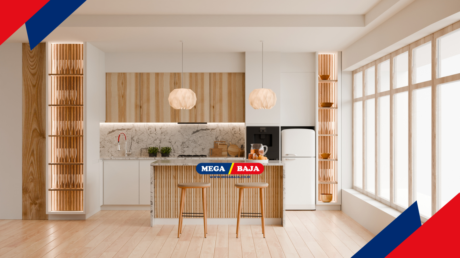 Harmonisasi Dapur Estetika Jepang Dalam Sentuhan Konstruksi Baja Modern