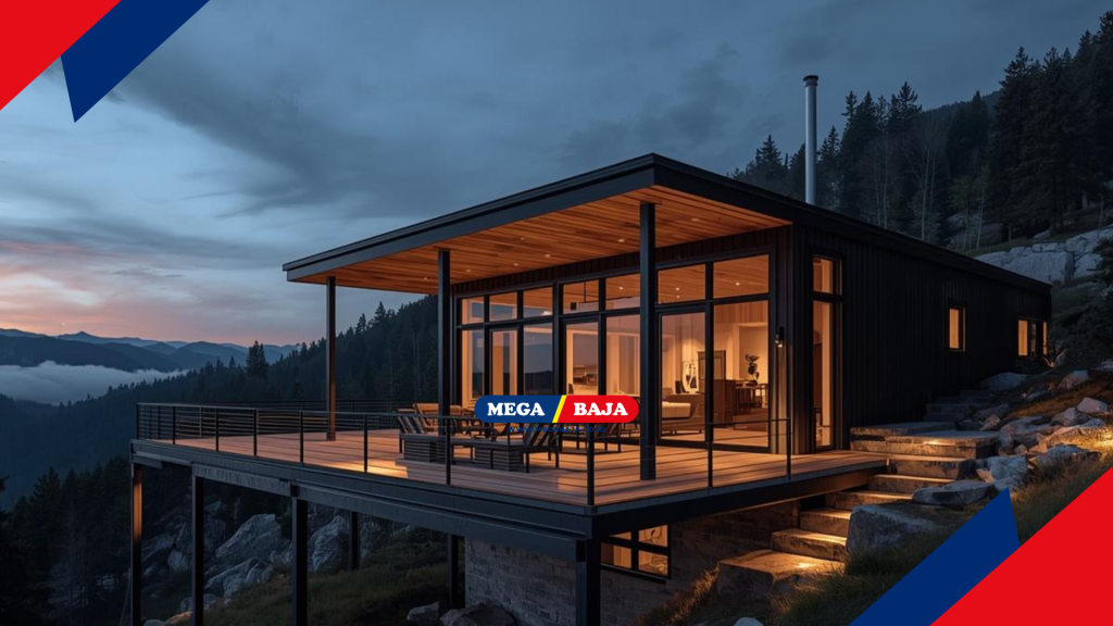 Inspirasi Balkon Mega Deck Mezanin Metal di Pegunungan : contoh : Lembang