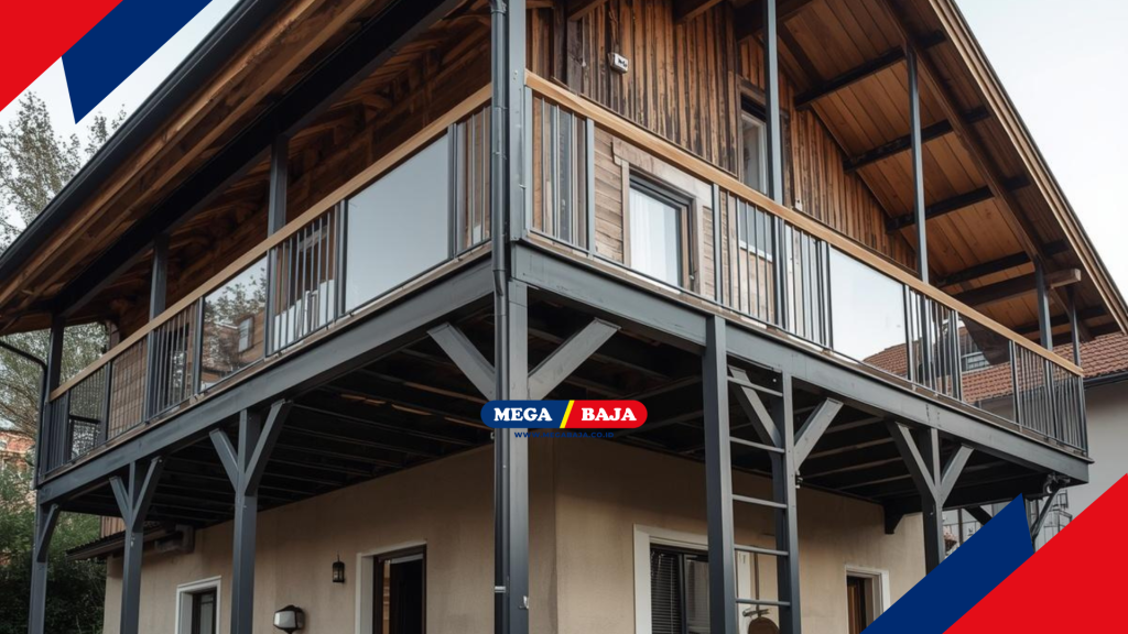 Balkon Mezanin Rumah Klasika