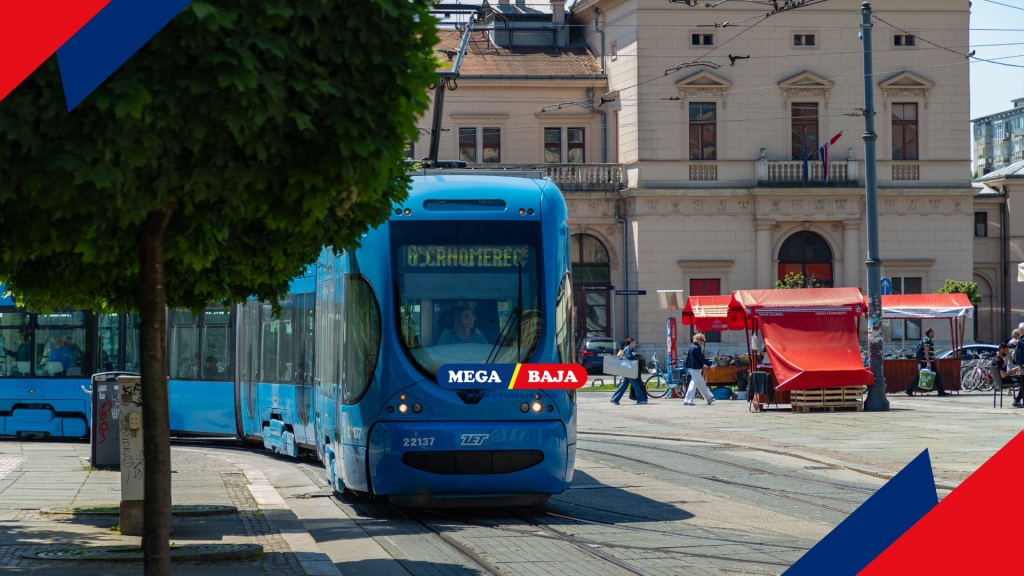 Trem dI Kota Zagreb Kroasia