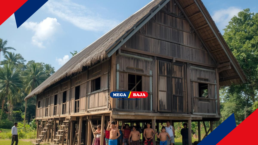 Struktur Panggung Pada Rumah Adat Bugis
