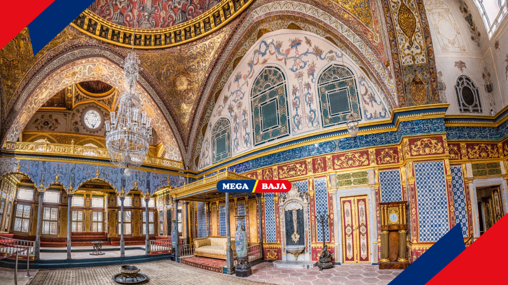 memperkuat bagian interior istana topkapi