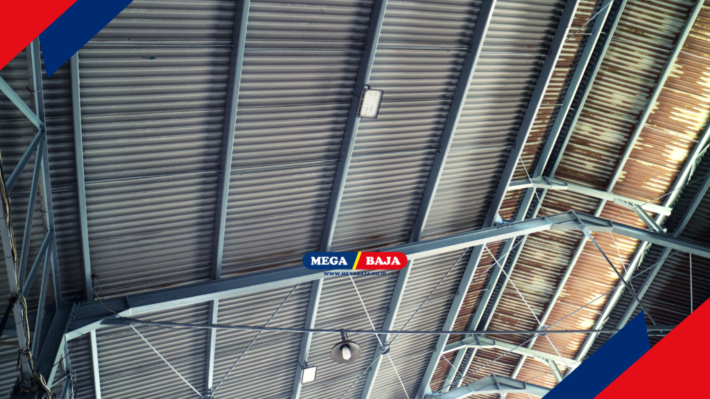 Aplikasi Besi CNP Pada Rangka Atap