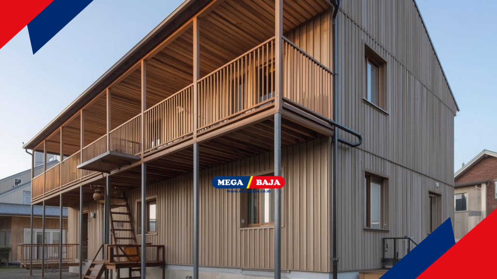 Ide Balkon Mezanin Metal di Kos kosan