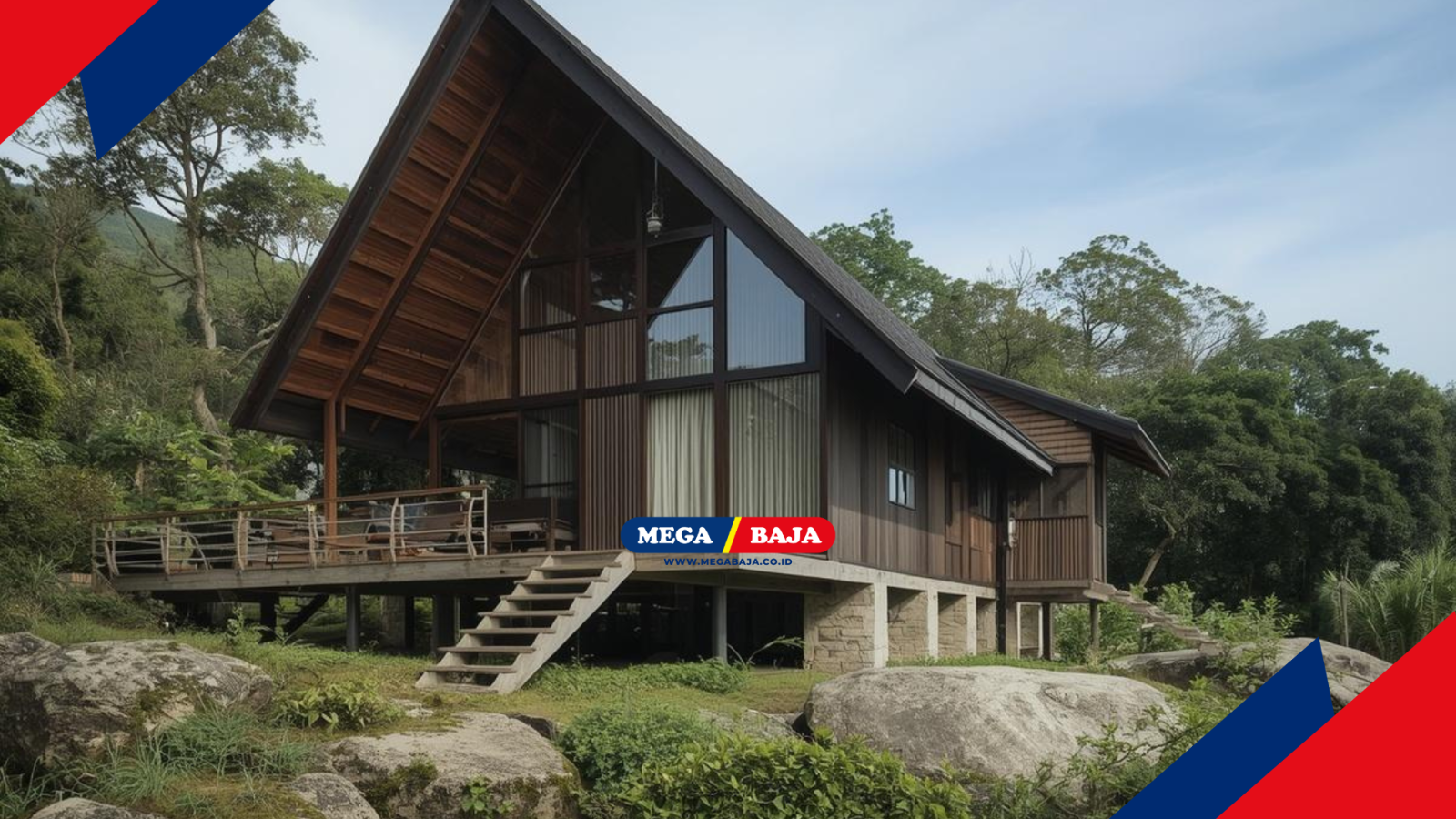 Arsitektur Rumah Panjang Borneo Dalam Balutan Inovasi Material Modern