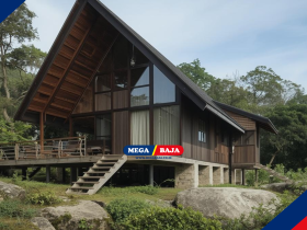 Arsitektur Rumah Panjang Borneo Dalam Balutan Inovasi Material Modern